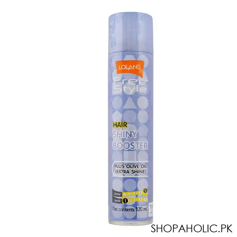 Lolane Free Style Shine Booster Hair Spray, Extra Shine, 320ml - Main Image