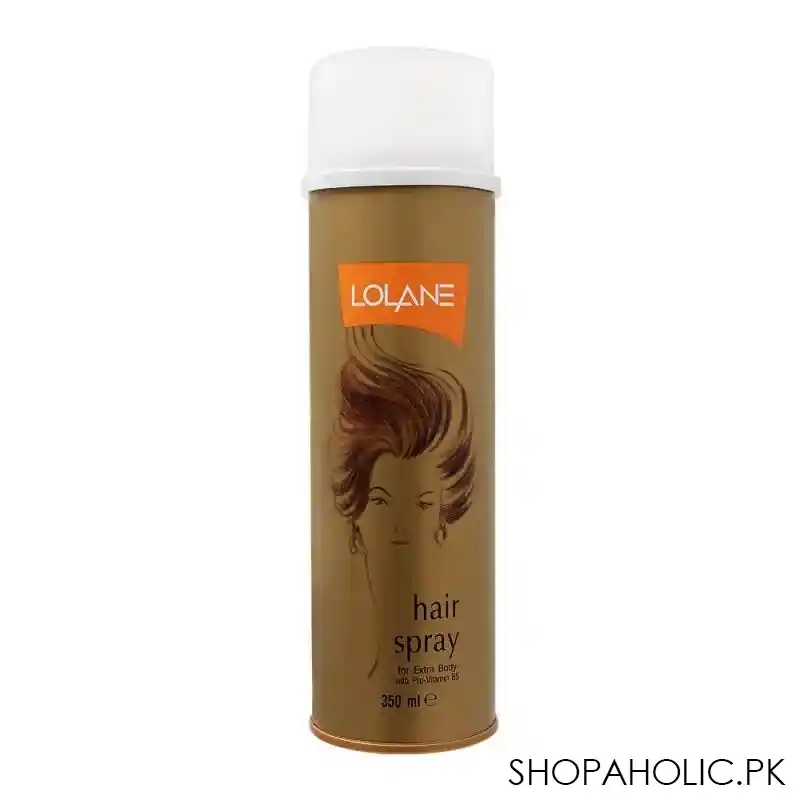 lolane hair spray for extra body, with pro vitamin b5, 350ml main image