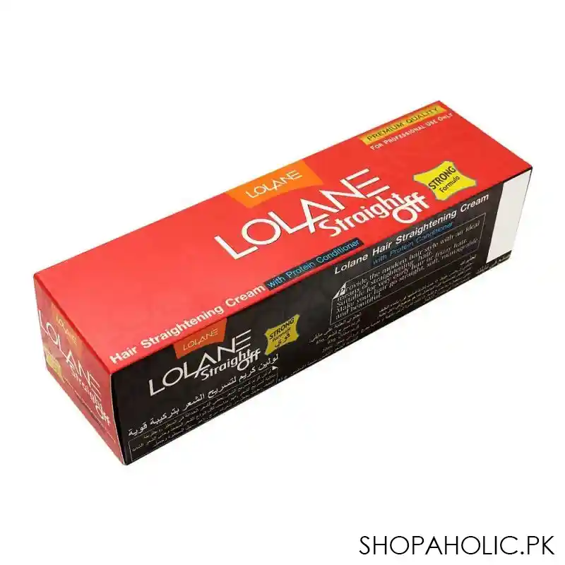 lolane straight off hair straightening cream, strong formula, large image2