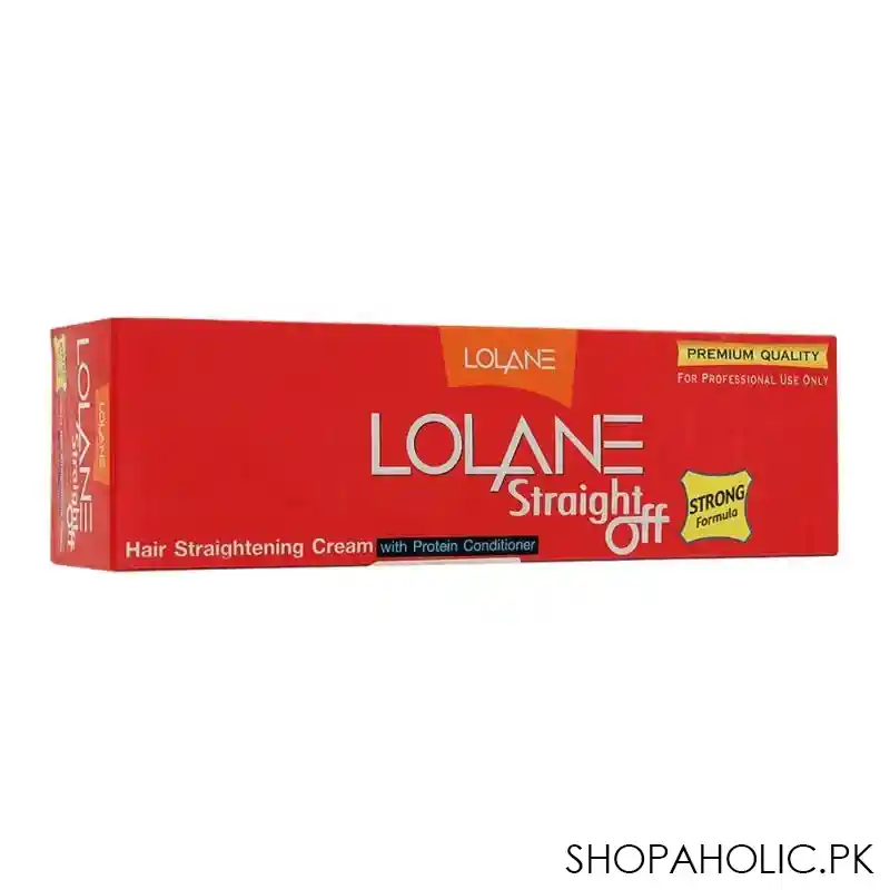 lolane straight off hair straightening cream, strong formula, large main image