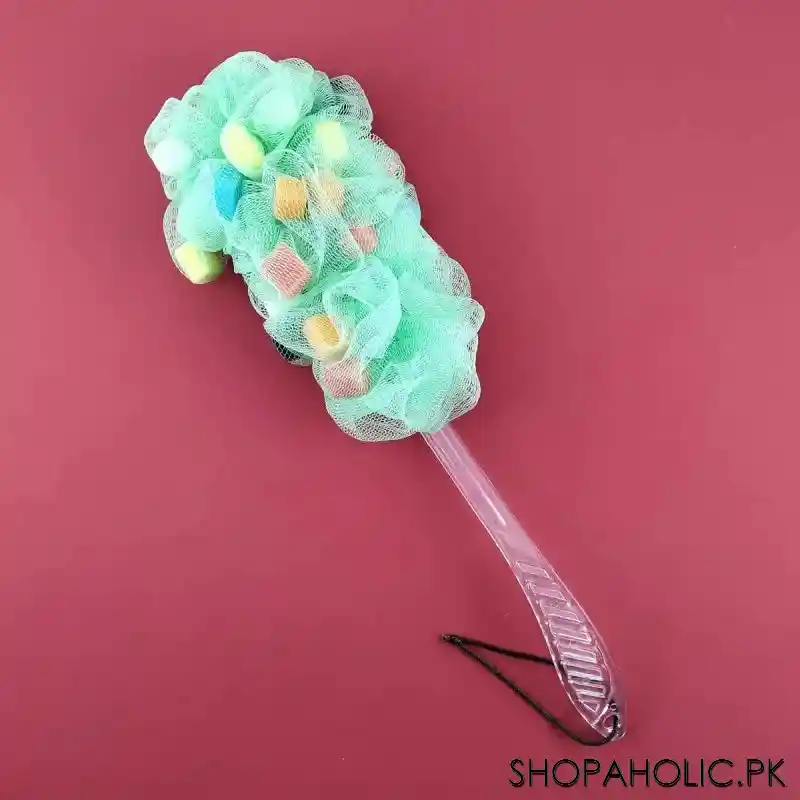 loofah with long acrylic handle image3