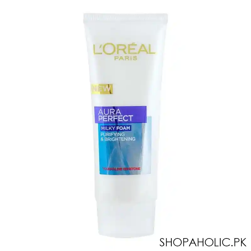 l'oreal paris aura perfect milky foam purifying & brightening cleanser, 100ml image3