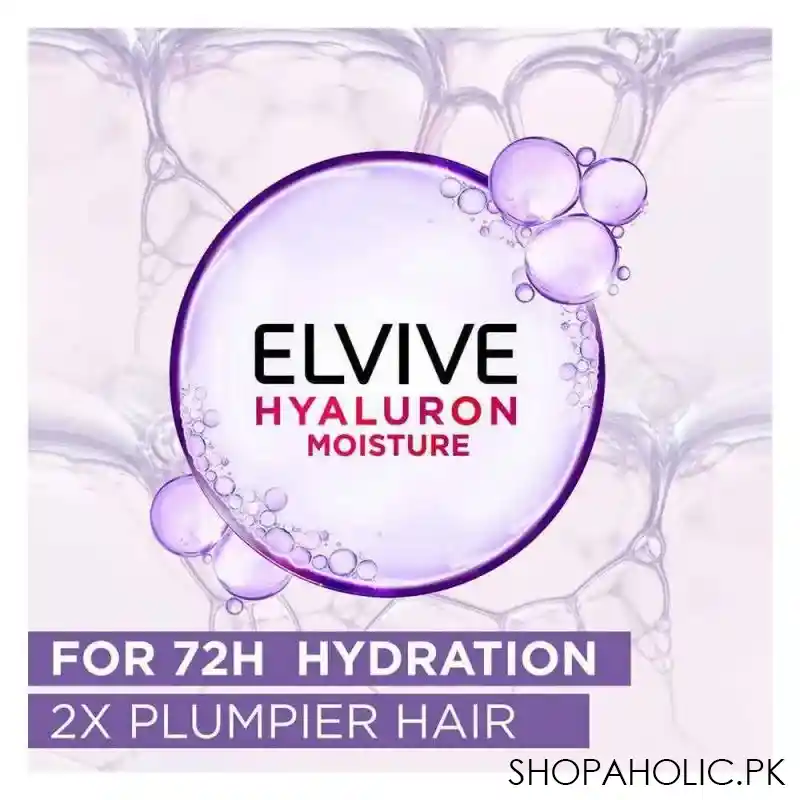 l'oreal paris elvive hyaluron moisture 72h moisture filling shampoo, 175ml image7