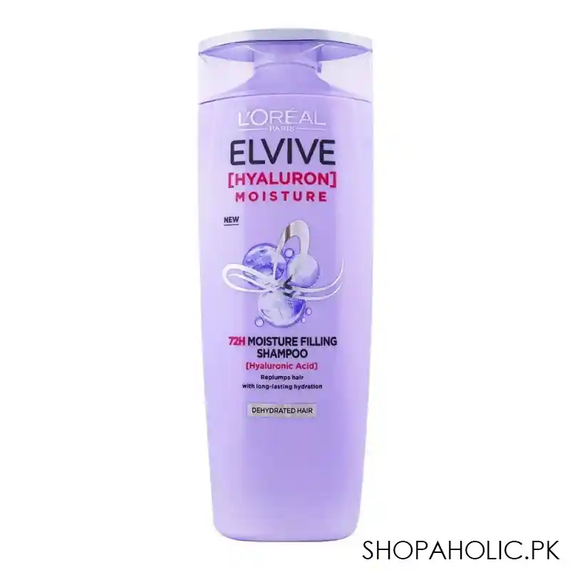 l'oreal paris elvive hyaluron moisture 72h moisture filling shampoo, 360ml image2