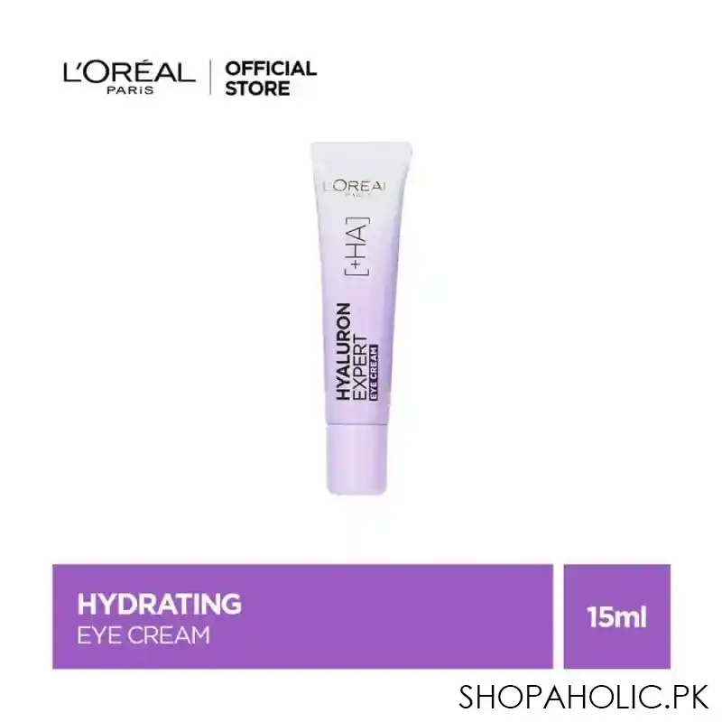 l'oreal paris hyaluron expert replumping moisturizing care eye cream, 15ml image2