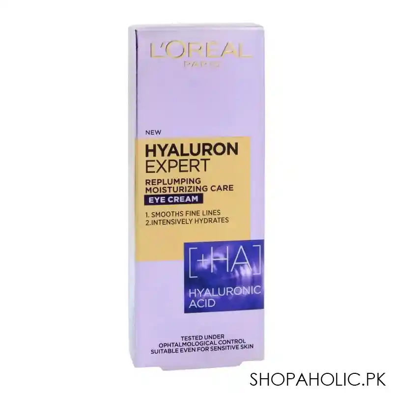 l'oreal paris hyaluron expert replumping moisturizing care eye cream, 15ml image6