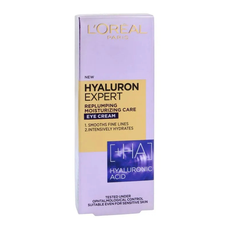 l'oreal paris hyaluron expert replumping moisturizing care eye cream, 15ml image6