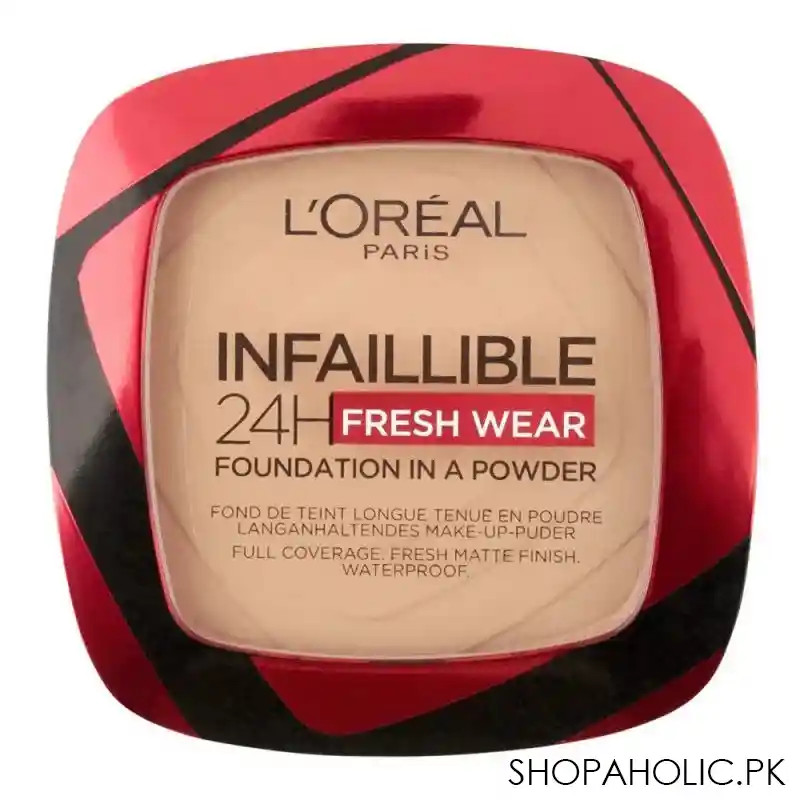 l'oreal paris infallible 24h fresh wear powder foundation, 220 sable sand image2