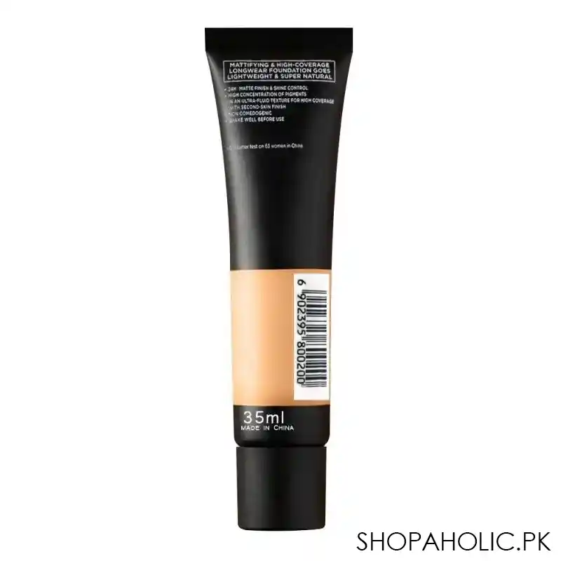 l'oreal paris infallible 24h matte cover foundation, 118 rose linen image3