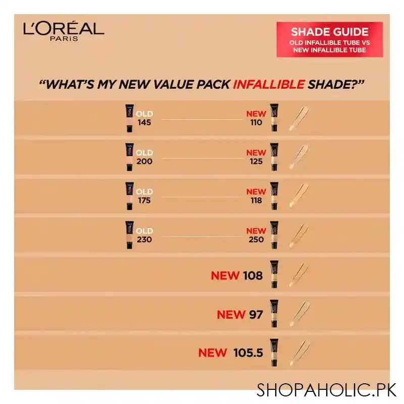 l'oreal paris infallible 24h matte cover foundation, 250 radiant sand image5