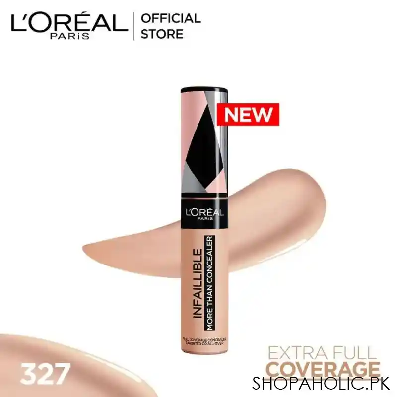 l'oreal paris infallible more than concealer, 327, cashmere main image