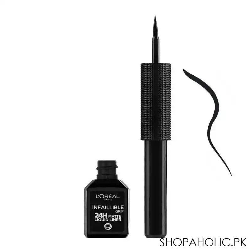 l'oreal paris matte signature eyeliner, 01 black main image