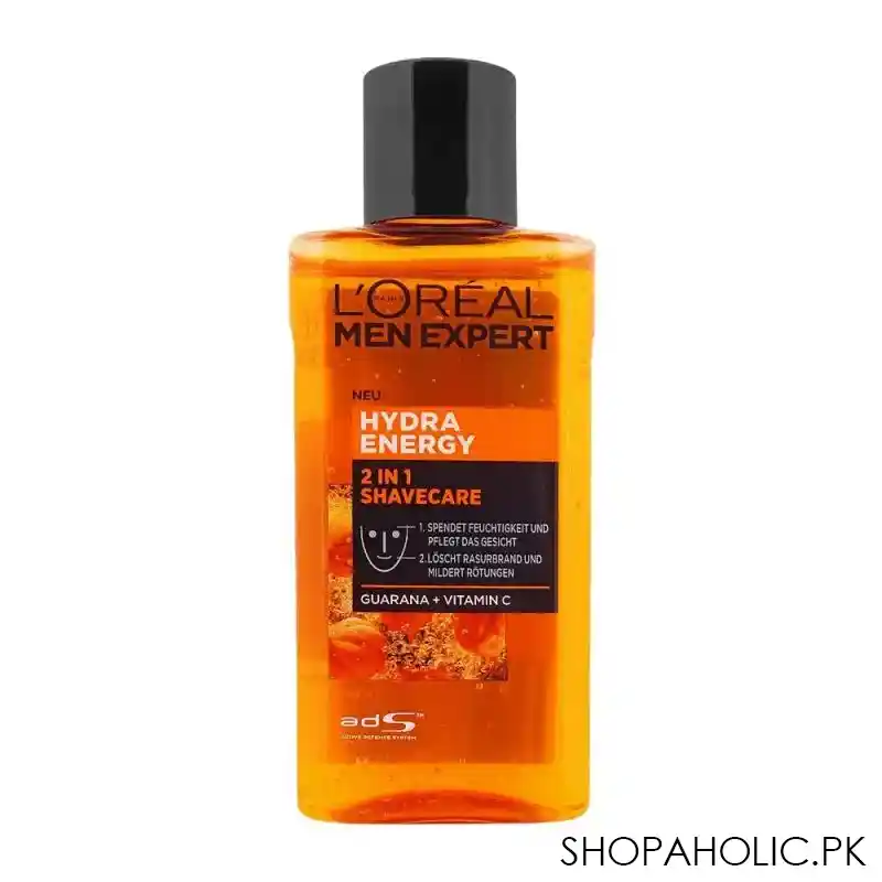 l'oreal paris men expert hydra energy 2in1 shave care, 125ml main image