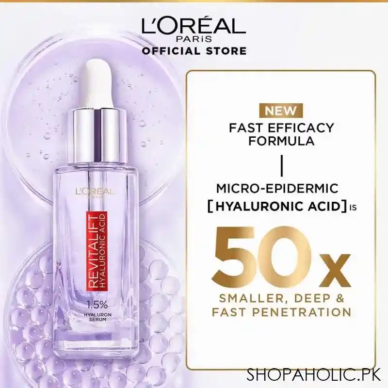 l'oreal paris revitalift hyaluronic acid serum, 15ml image3