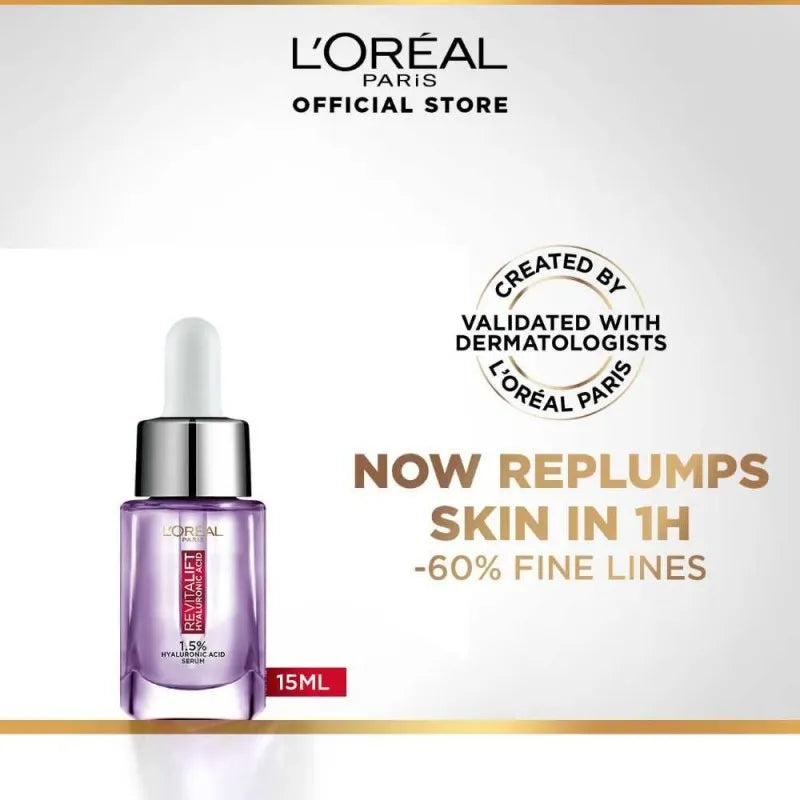 l'oreal paris revitalift hyaluronic acid serum, 15ml main image