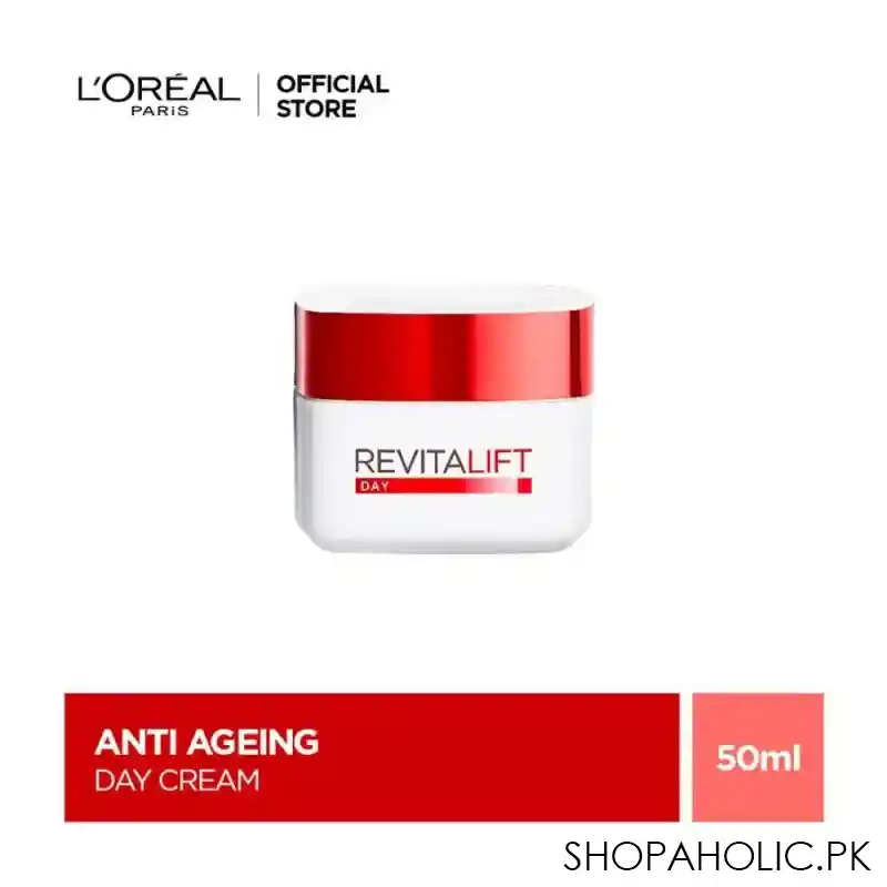 l'oreal paris revitalift moisturizing day cream, anti wrinkle cream, intense action, 50ml main image