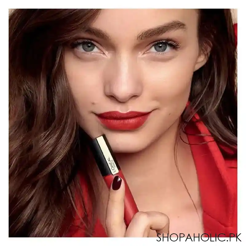 l'oreal paris rouge signature matte liquid lipstick, 113, i don't image3