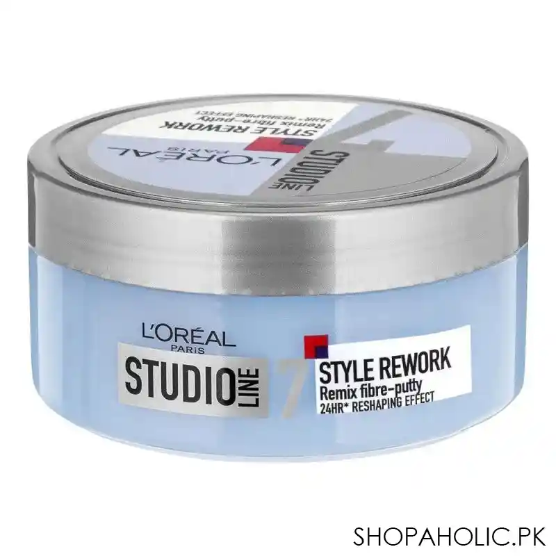 l'oreal paris studio line 7 style rework remix fibre putty cream, 24hrs reshaping effect, 150ml main image