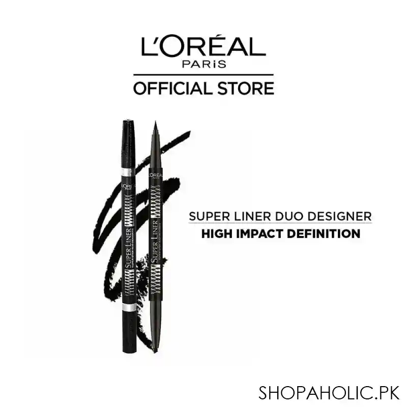 l'oreal paris super liner super star duo designer liner, black main image