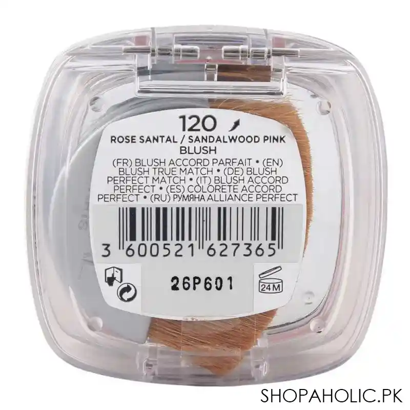 l'oreal paris true match blush, 120 rose santal image3