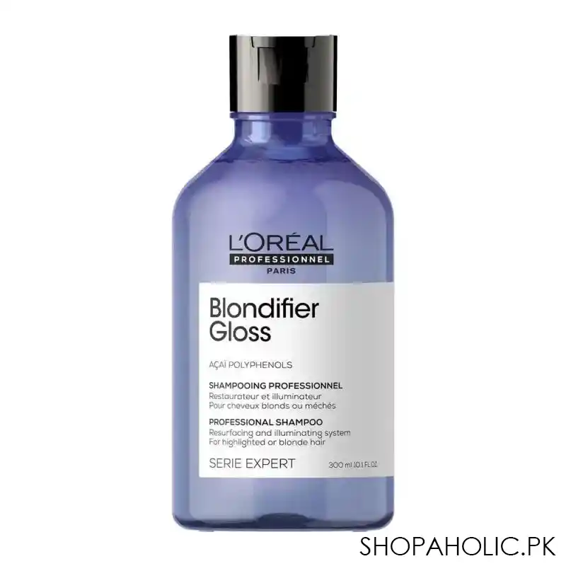 l'oreal professionnel serie expert acai polyphenols blondifier gloss shampoo, 300ml image5