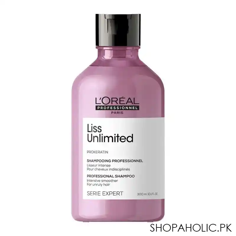 l'oreal professionnel serie expert liss unlimited pro keratin professional shampoo, 300ml image7