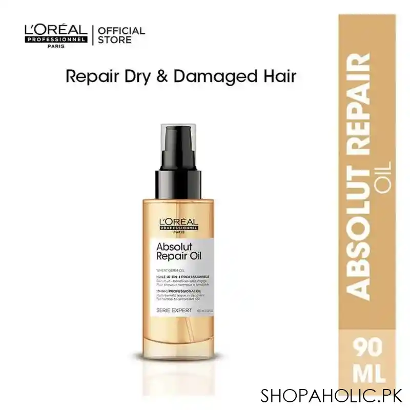 l'oreal professionnel serie expert wheat germ oil absolut repair oil, 90ml main image