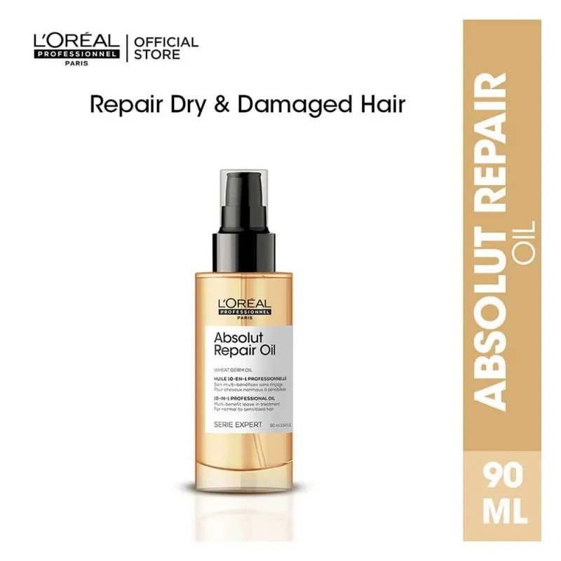 l'oreal professionnel serie expert wheat germ oil absolut repair oil, 90ml main image