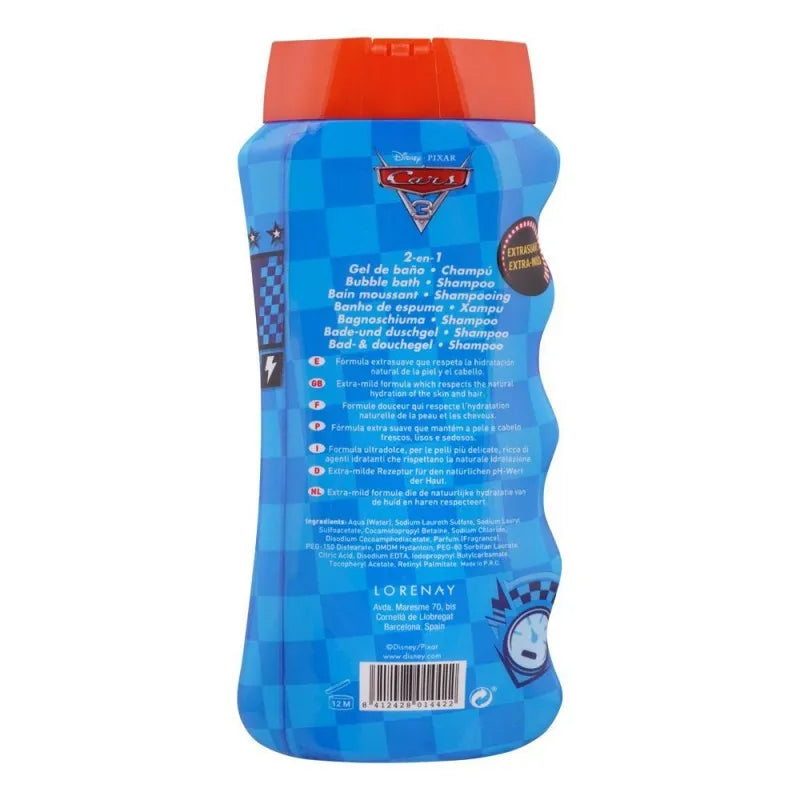 lorenay cars 95 bubble bath + shampoo, 475ml image2