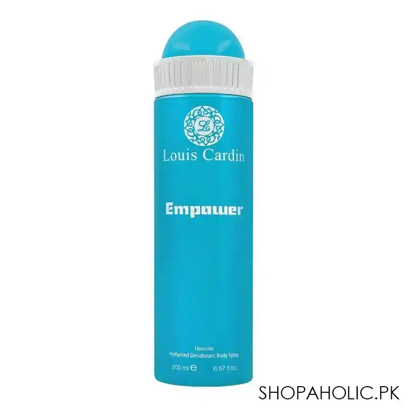 louis cardin empower homme deodorant spray, for men, 200ml main image