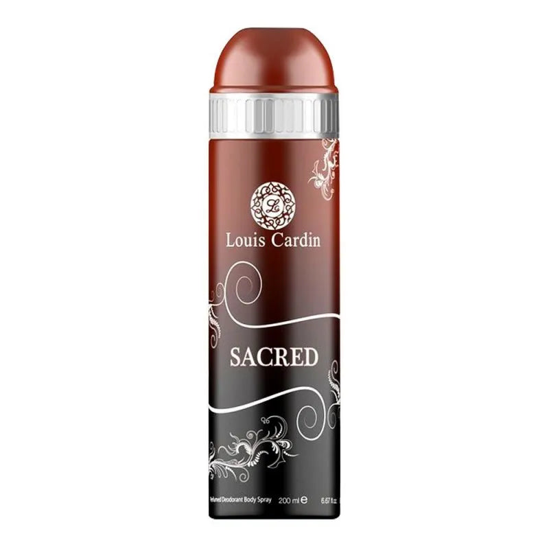 louis cardin sacred deodorant spray, for men, 200ml main image