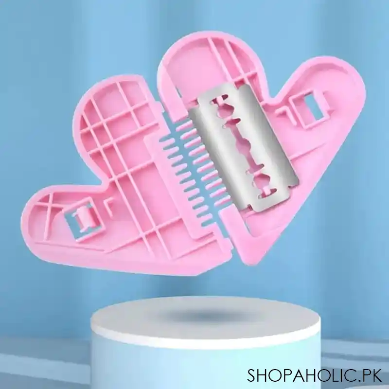 love heart hair trimming comb image4