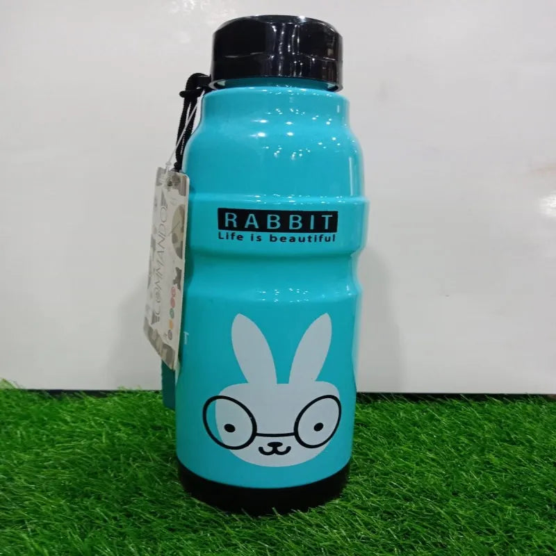 lovely cute water bottle with straw image2