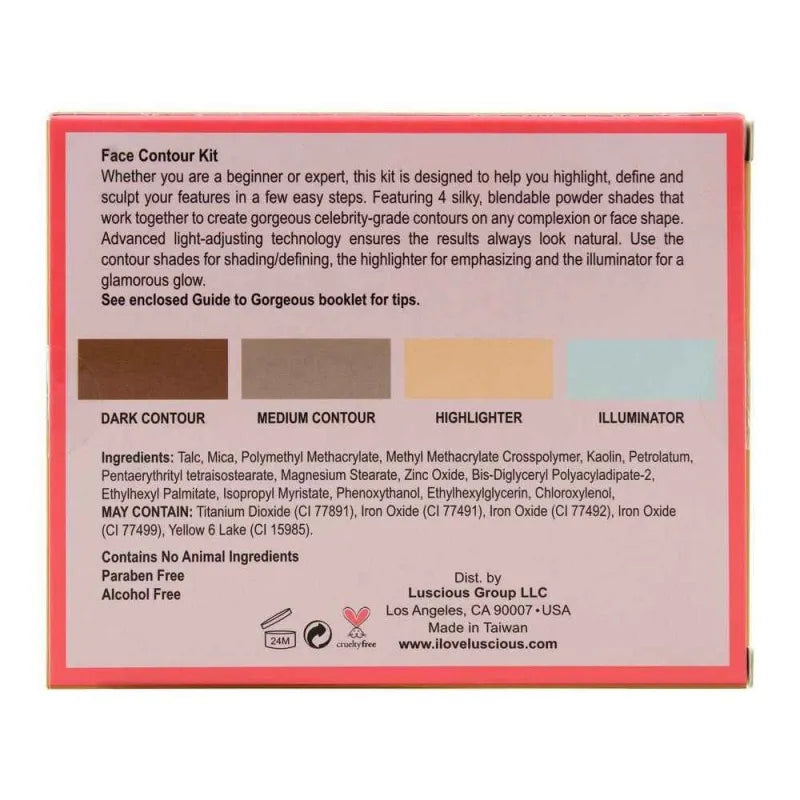 luscious cosmetics face contour kit image5