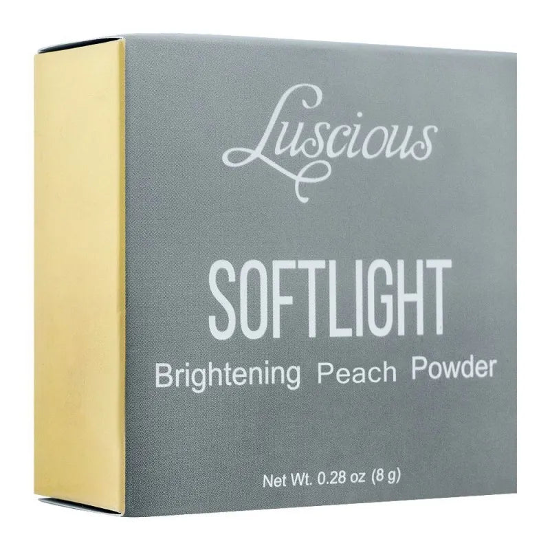 luscious cosmetics soft light brightening face powder, peach image2