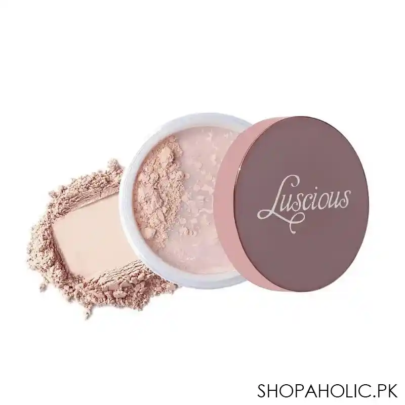 luscious cosmetics soft light translucent setting powder, 1.5 natural beige main image