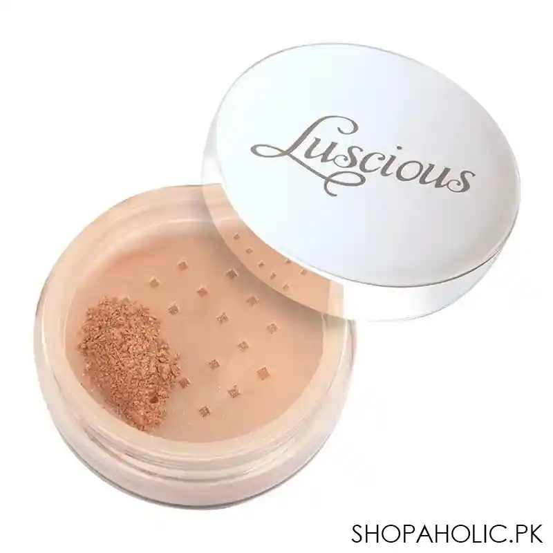 luscious cosmetics sparkling face shimmer, shimmering sand main image