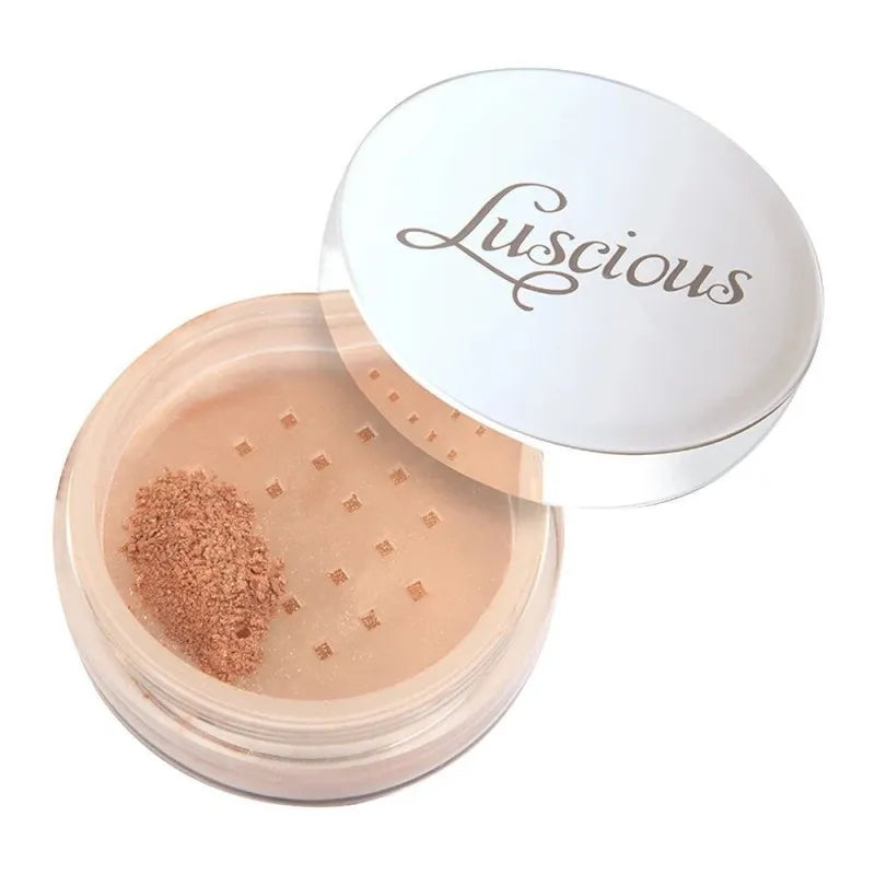 luscious cosmetics sparkling face shimmer, shimmering sand main image