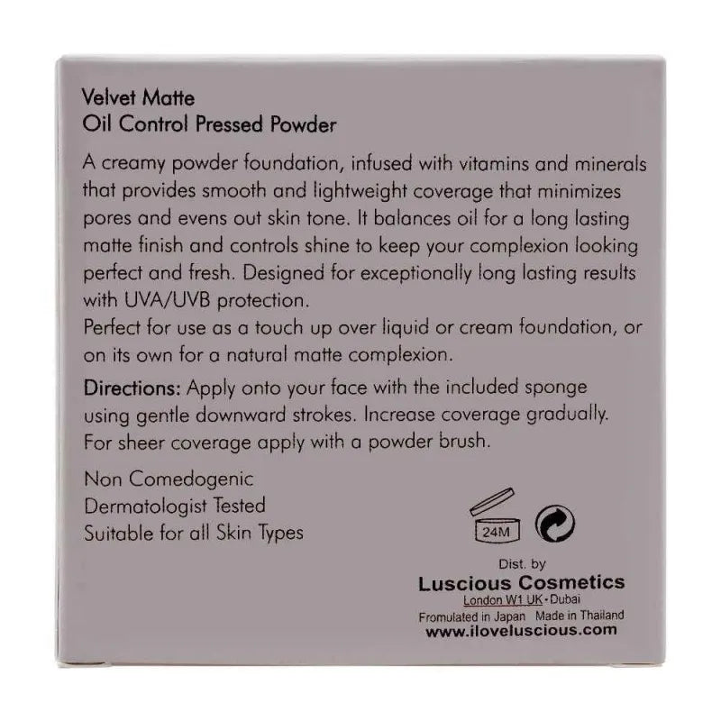 luscious cosmetics velvet matte oil control pressed powder, 3 image5