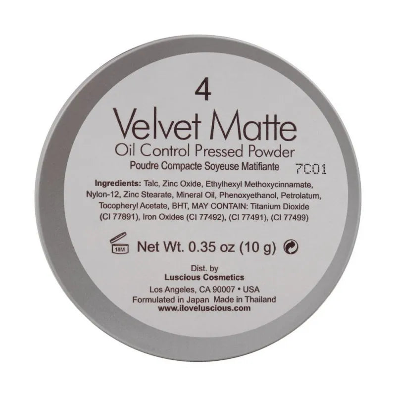 luscious cosmetics velvet matte oil control pressed powder, 4 image3