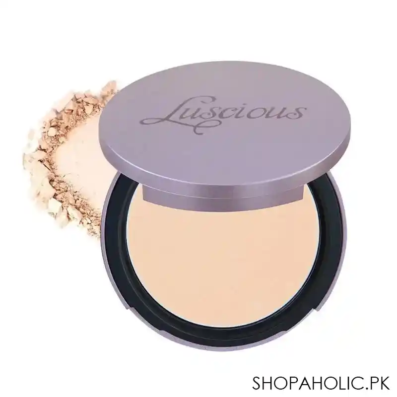 luscious soft light oil control pressed powder, 0 porcelain main image