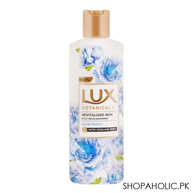 Lux Baru Beauty Oil Botanicals Revitalized Skin Kulit Segar Berenergi, Blue Peony With Cooling Mint, 250ml - Main Image