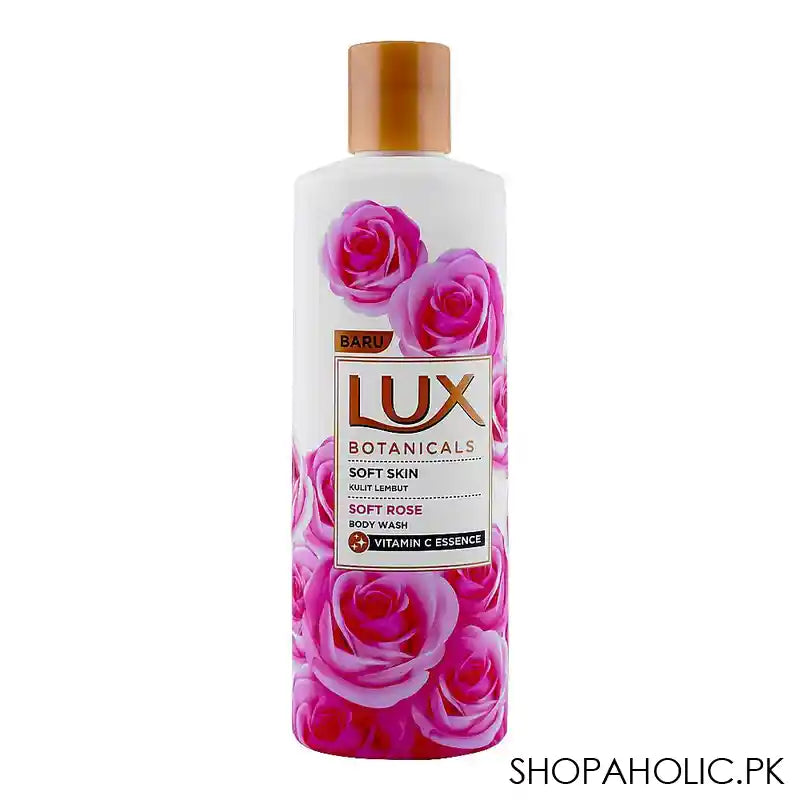 Lux Botanicals Soft Skin Soft Rose Vitamin C Essence Body Wash, 250ml - Main Image