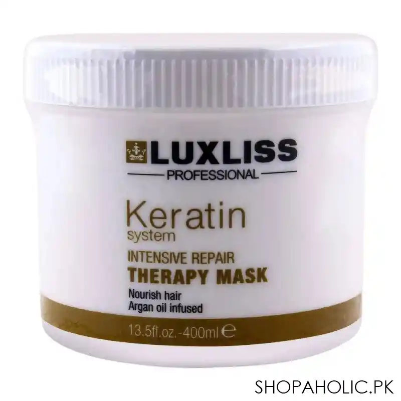 luxliss keratin system intensive repair therapy mask, 400ml main image