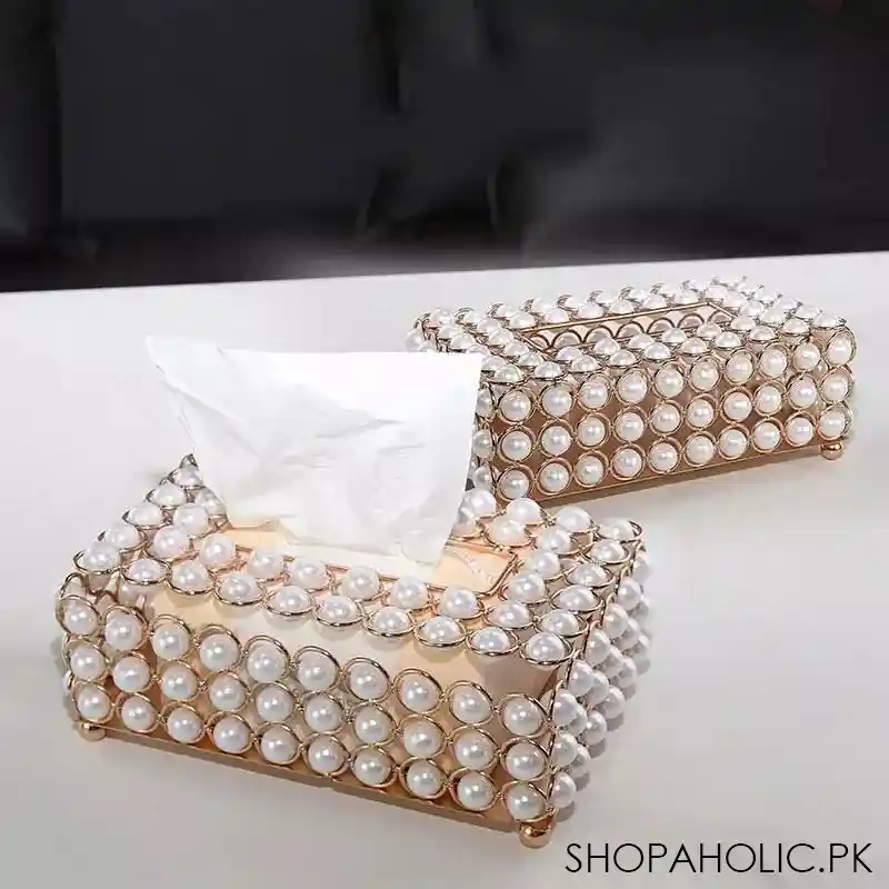 luxurious pearl tissue box image3