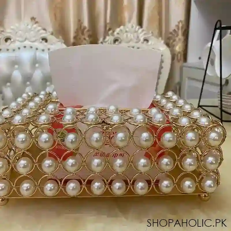 luxurious pearl tissue box image4