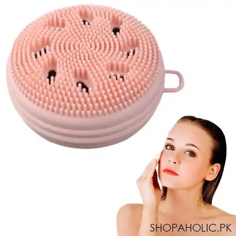 macaron face scrubbing brush image3