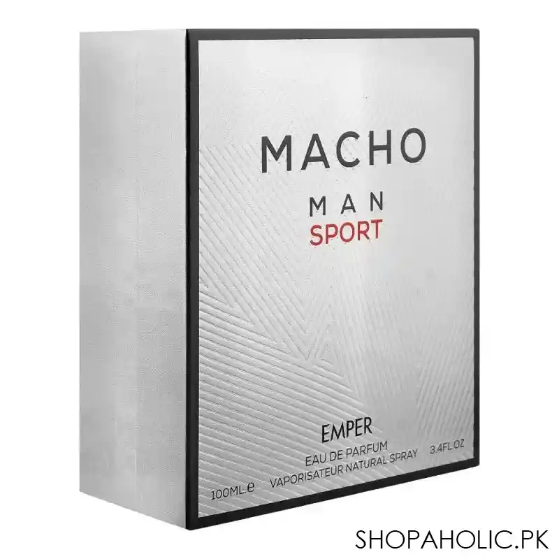 macho&#039;s man sport emper eau de parfum, for men, 100ml main image