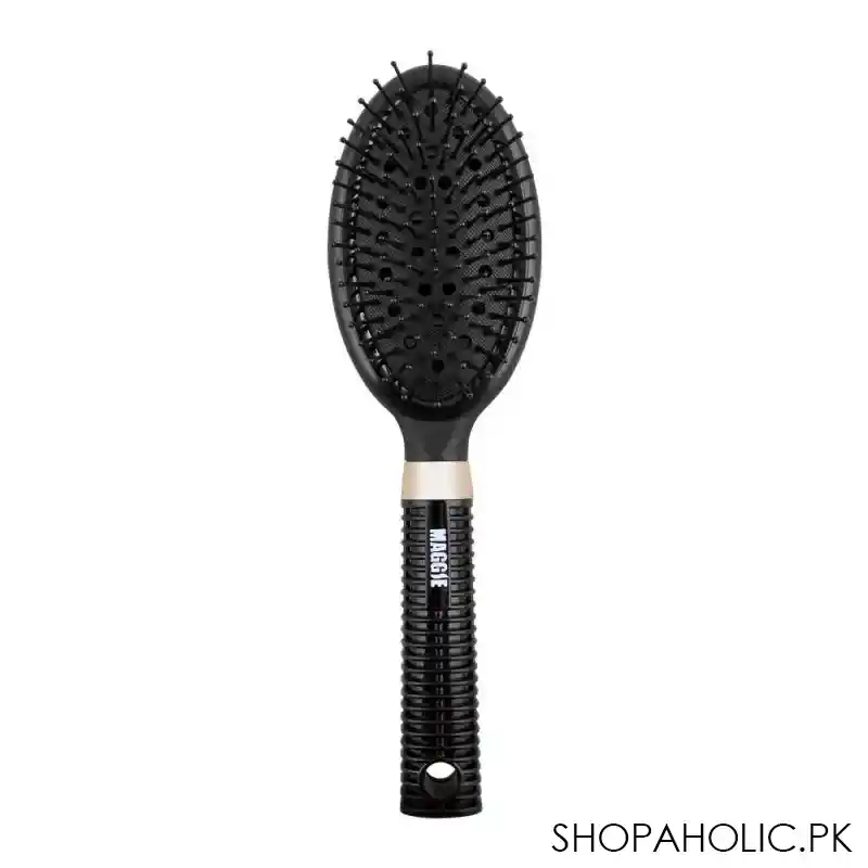 maggie hair brush, black, oval shape, mg 36 image2