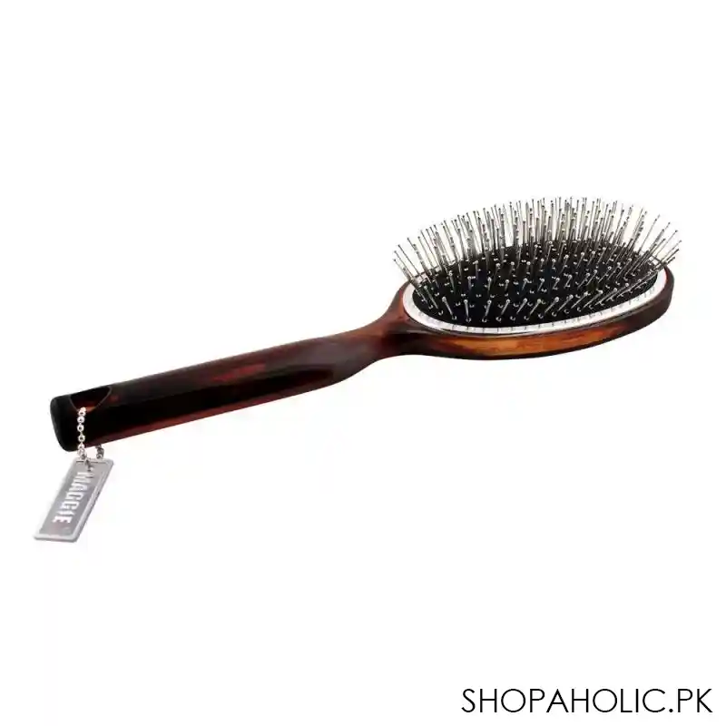 maggie hair brush, brown, oval shape, mgol 05 main image